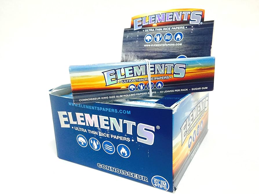 Elements Ultra Thin Papers - King Size Slim + Tips (24 Packs)