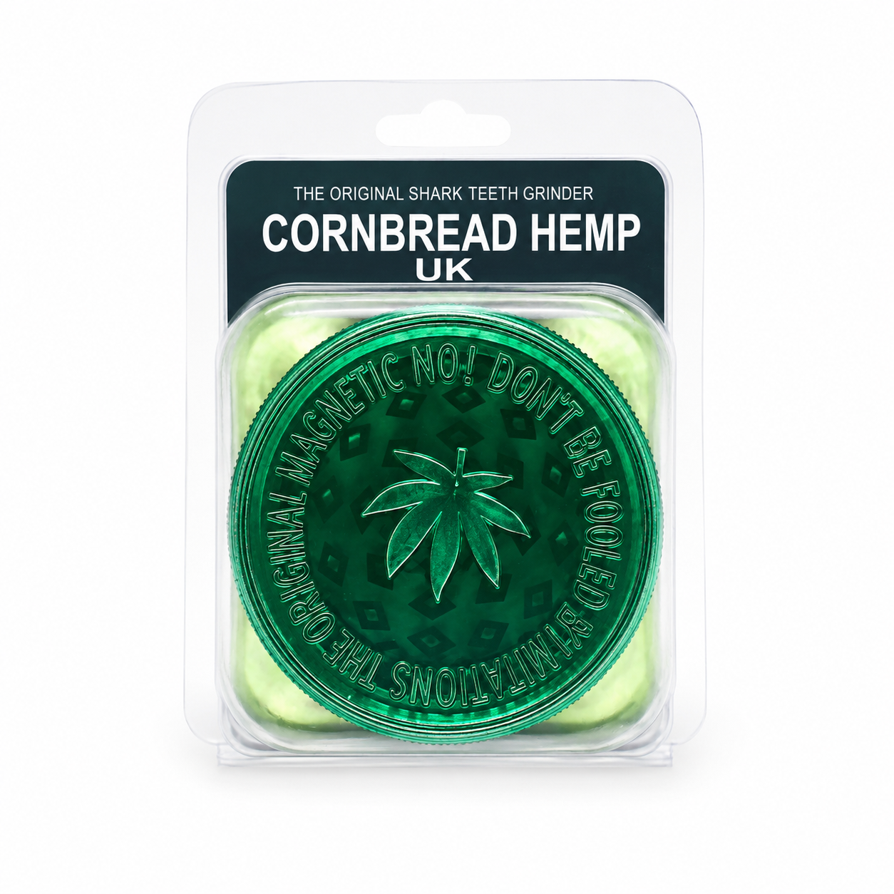 Cornbread Hemp Plastic Grinders (Box of 12)