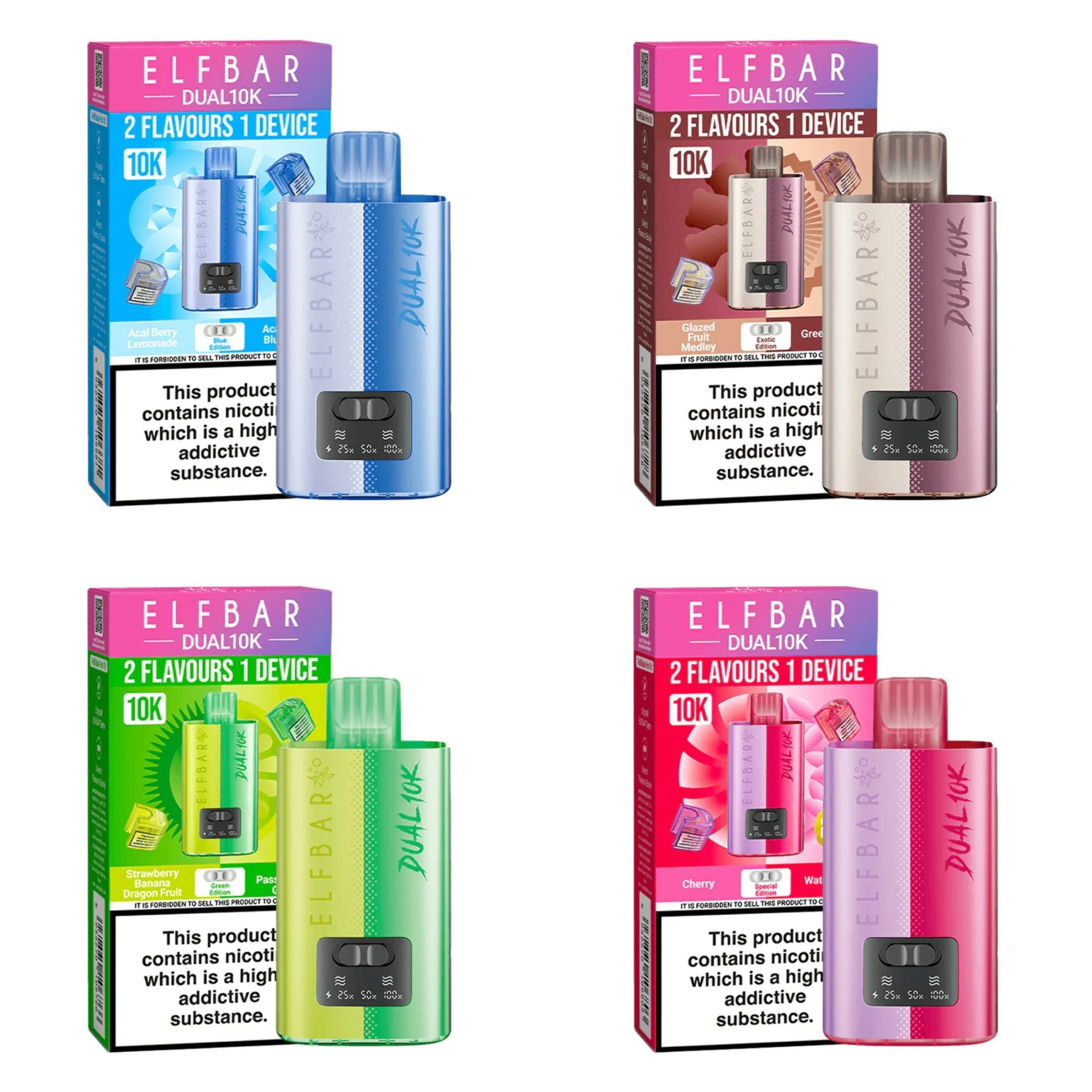Elf bar Dual 10K Refillable Pod Kits