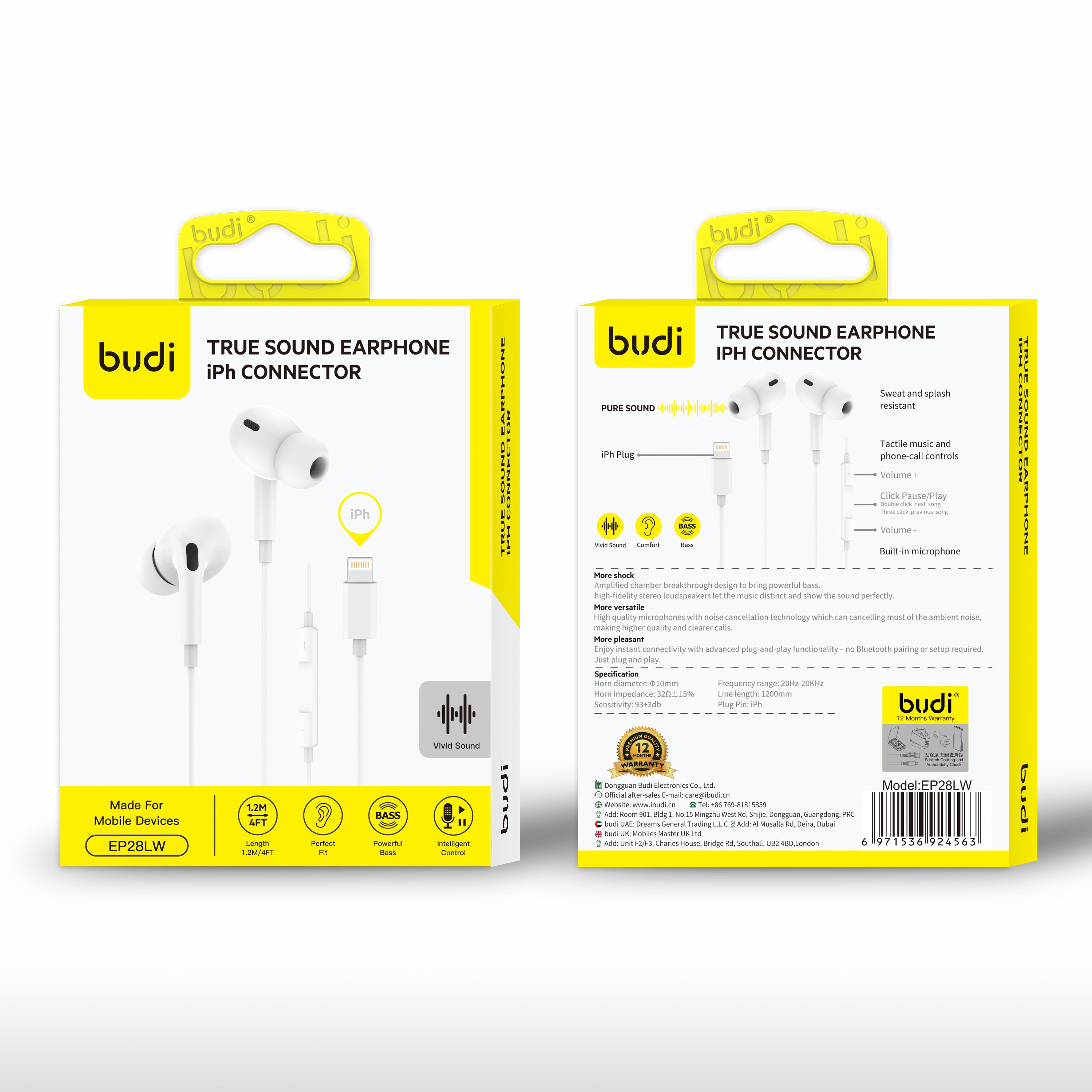Budi Lightning Earphone