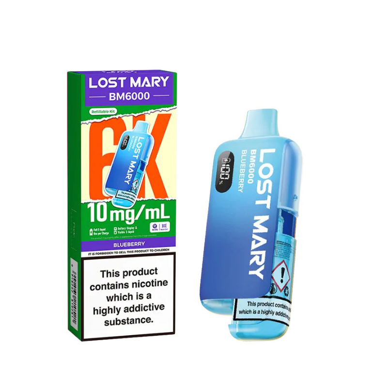 Lost Mary BM6000 Refillable Pod Kit 10mg