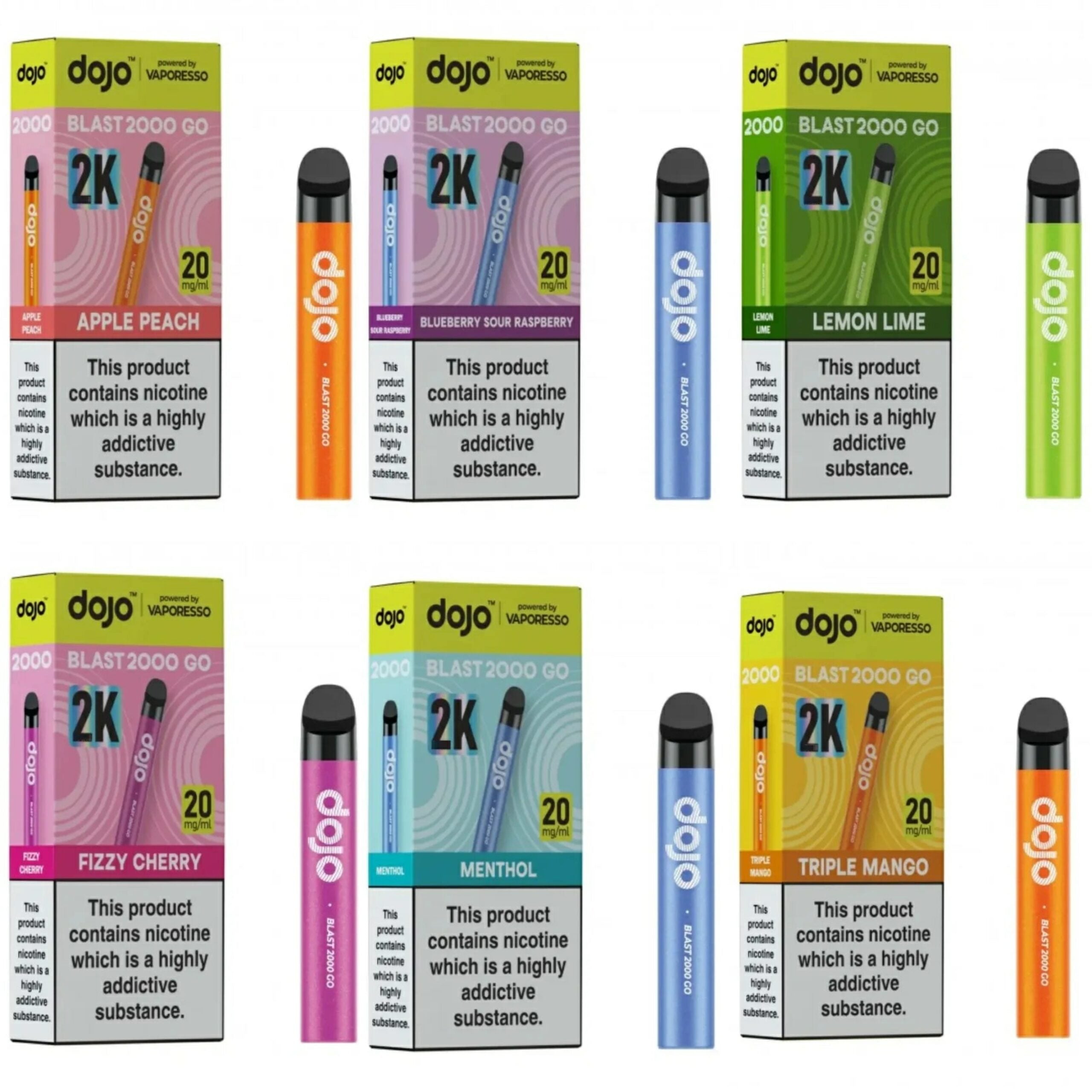 Dojo Blast 2000 Go Vape Kit