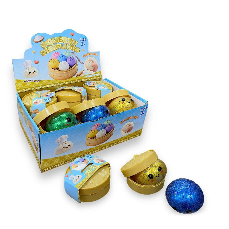 Viral Tik Tik Squeezy Glitter Dumplings (Pack of 12)