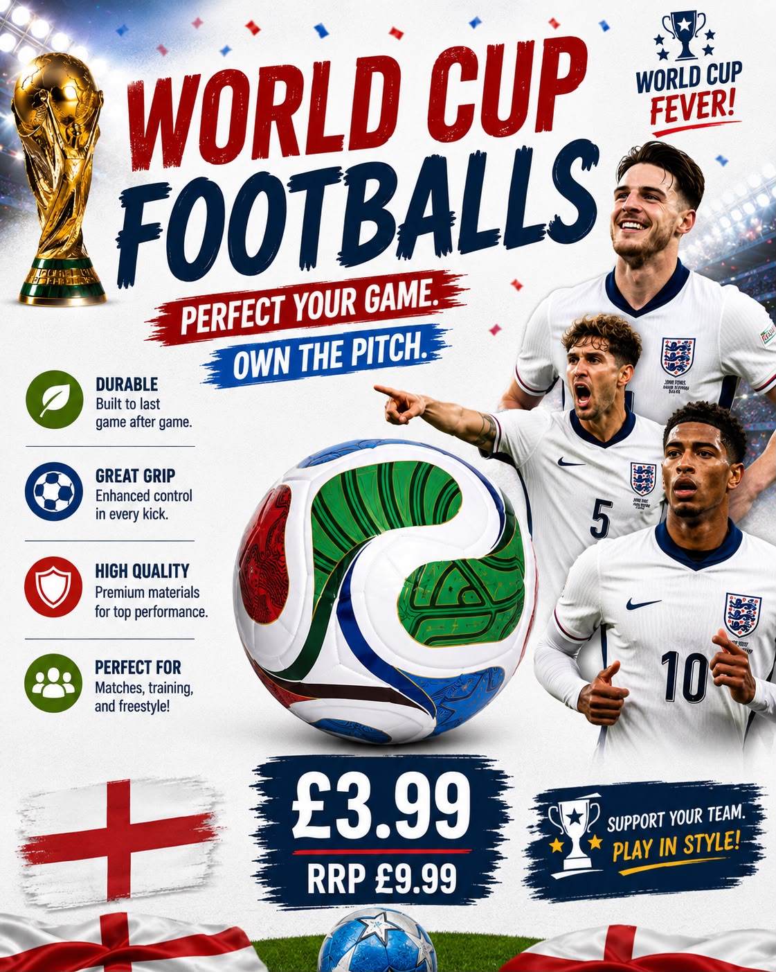 World Cup Footballs (1pc)