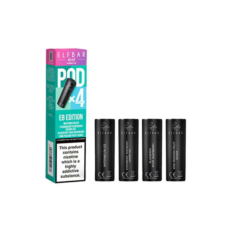 ElfBar 4 in 1 Prefilled Pods Pack of 4