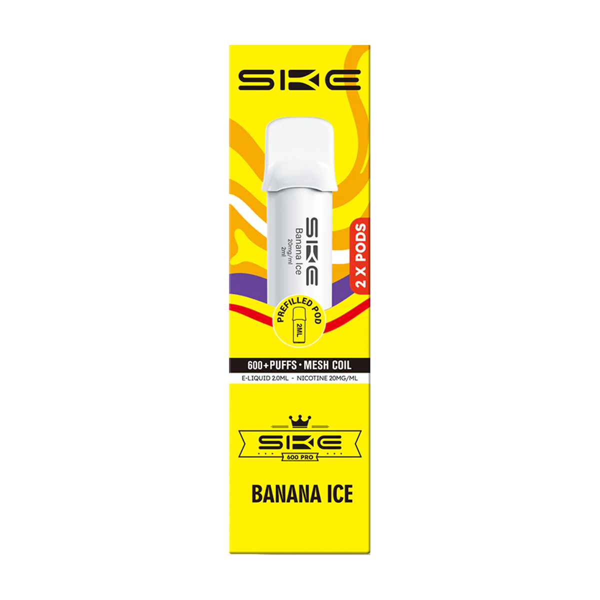 SKE 600 Pro Prefilled Pods (Pack of 2)