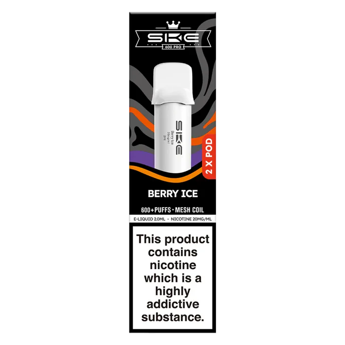 SKE 600 Pro Prefilled Pods (Pack of 2)