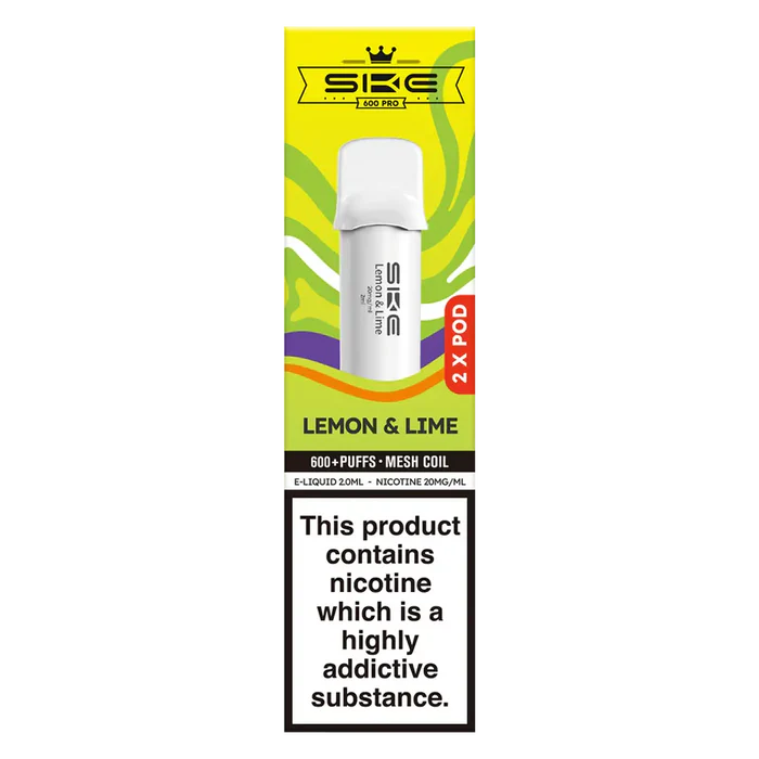 SKE 600 Pro Prefilled Pods (Pack of 2)