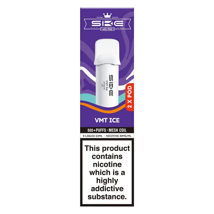 SKE 600 Pro Prefilled Pods (Pack of 2)