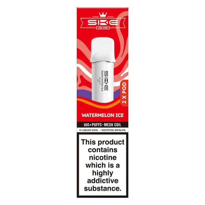 SKE 600 Pro Prefilled Pods (Pack of 2)