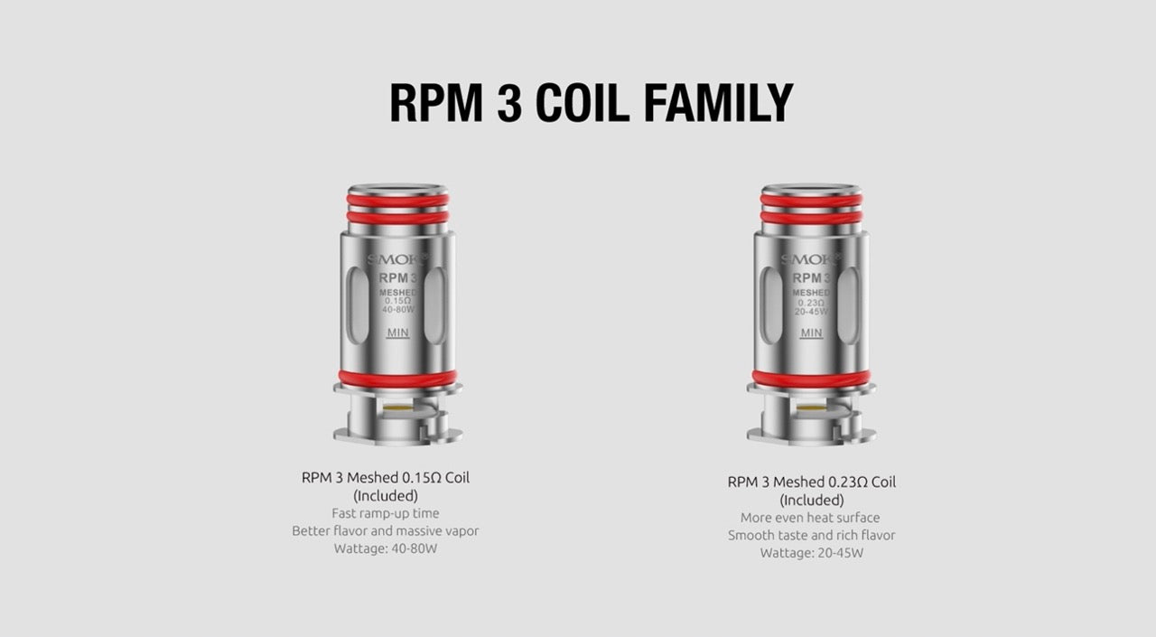 Smok RPM3 Coils (Pack of 5)