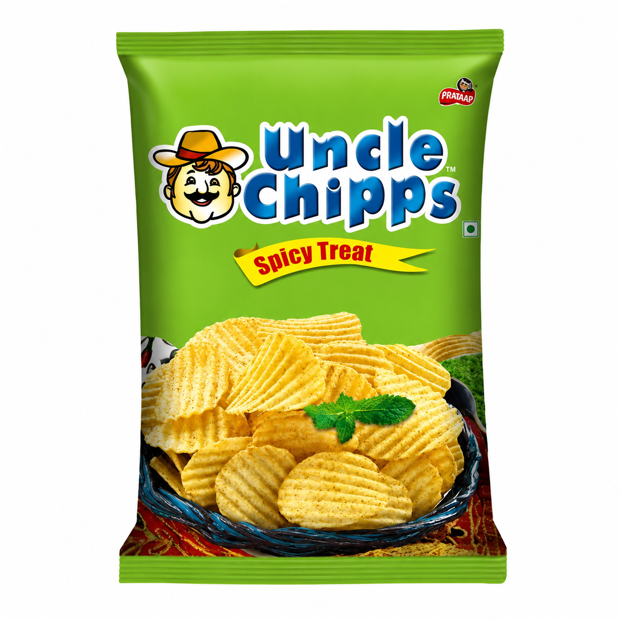 Uncle Chipps 53g (Pack of 30) - Spicy Treat
