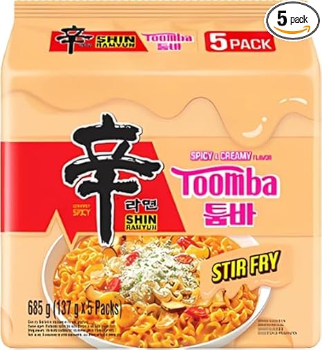 Nongshim Shin Ramyun Toomba Noodles (5 Packs) 137g