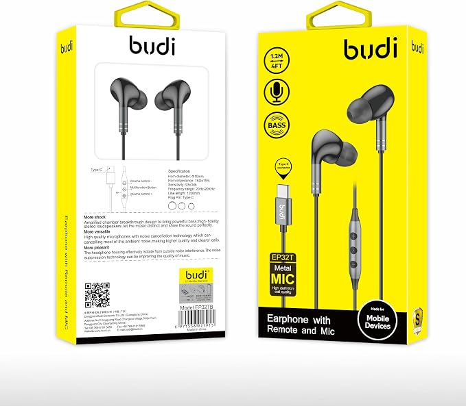 Budi Type C Earphone