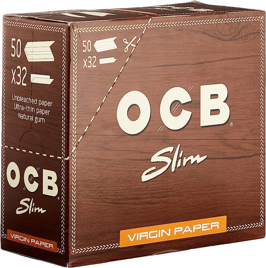 OCB Virgin Slim with Tips (Pack of 32)