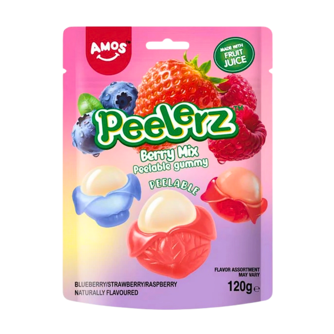Amos Peelerz Gummy  (1 x 12 Packs) 120g