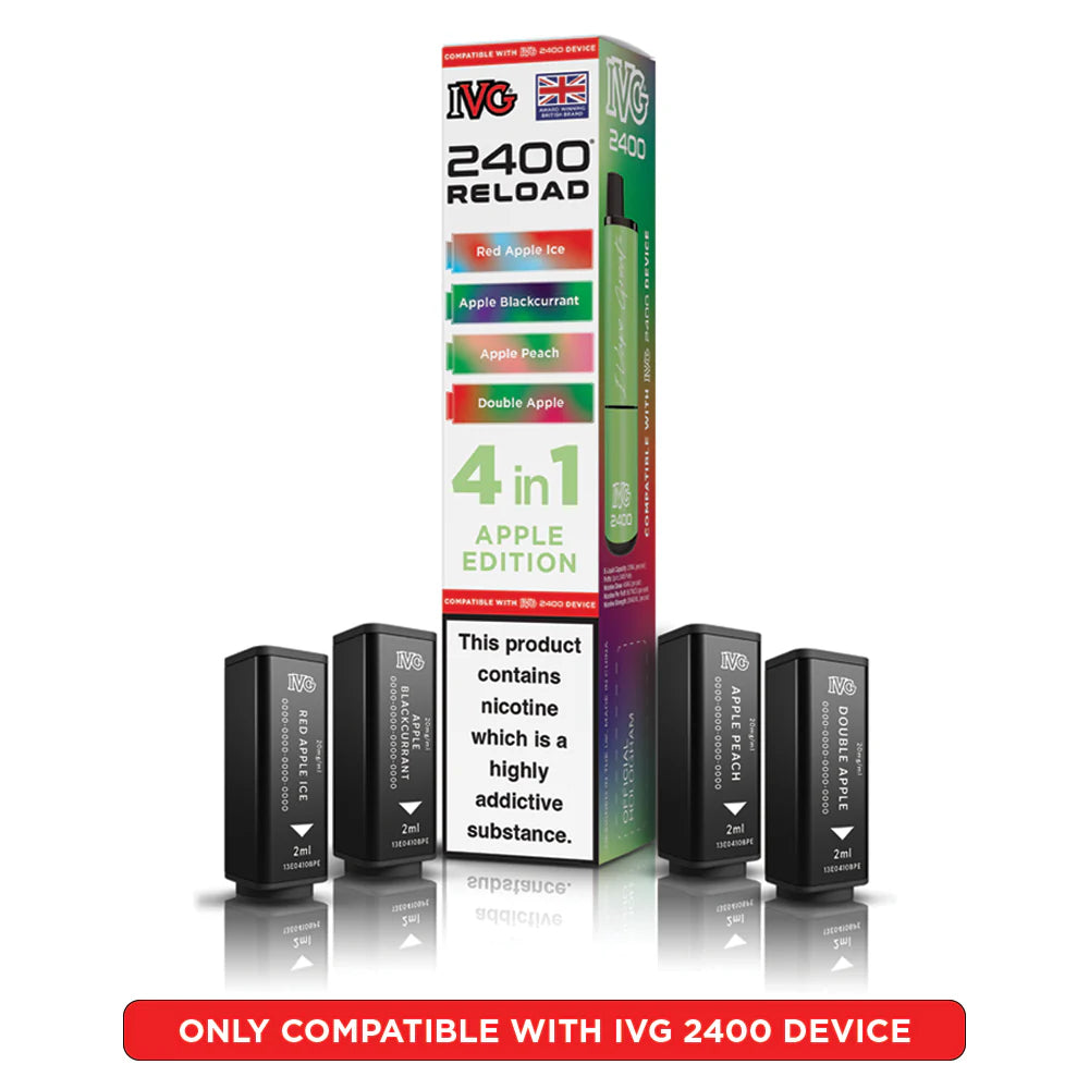 IVG 2400 Reload 4 in 1 Prefilled Pods