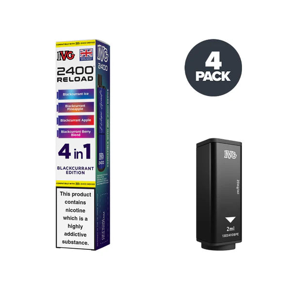 IVG 2400 Reload 4 in 1 Prefilled Pods