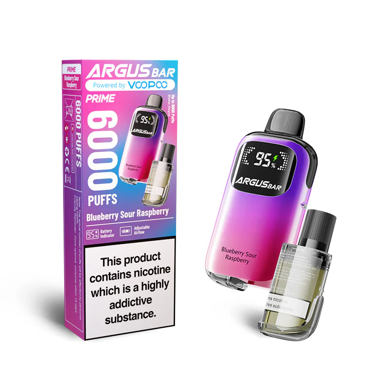 VooPoo Argus Bar Prime Disposable Vape Kit 6000 Puffs