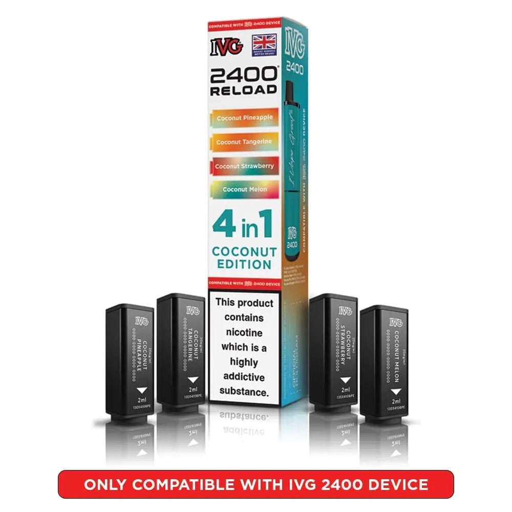 IVG 2400 Reload 4 in 1 Prefilled Pods