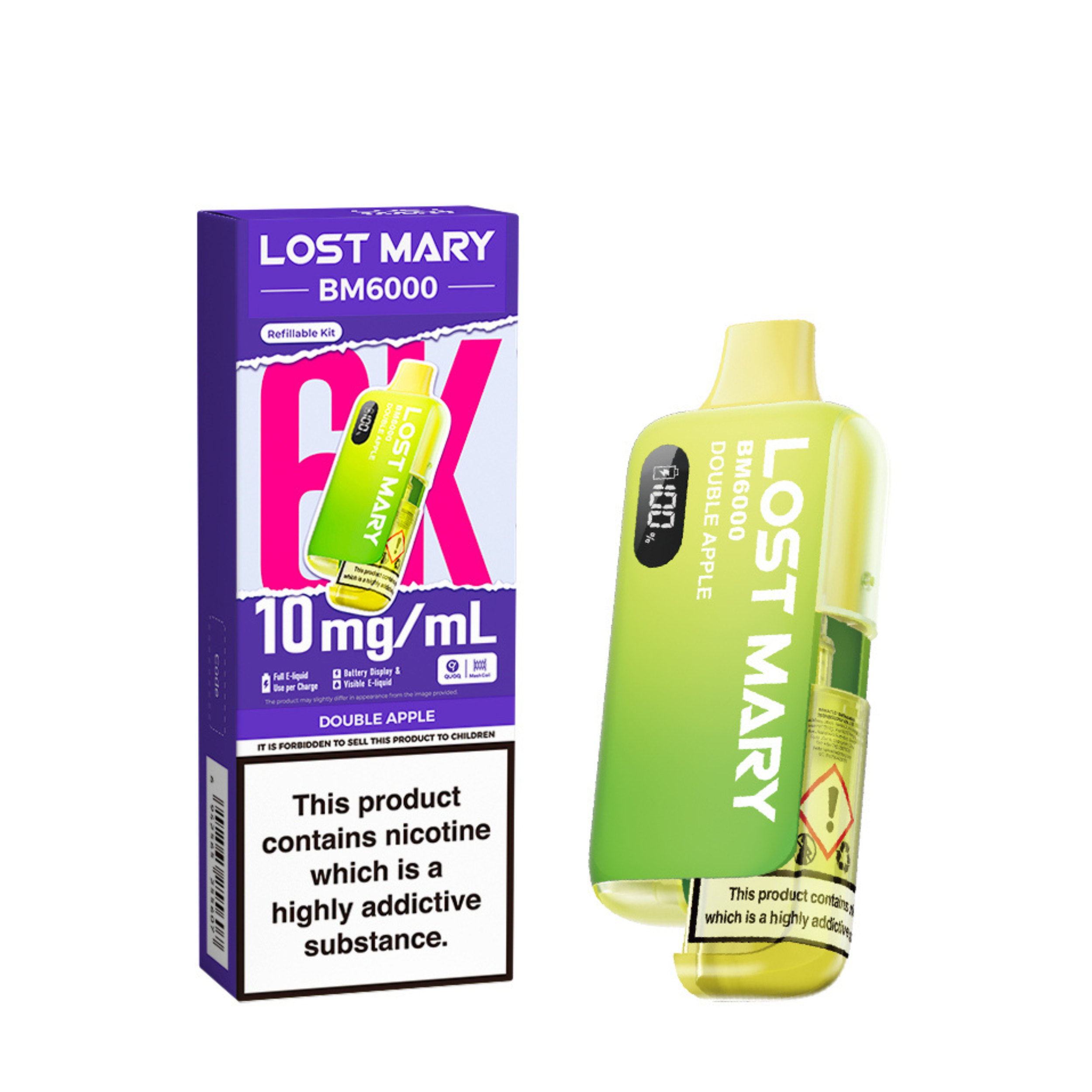 Lost Mary BM6000 Refillable Pod Kit 10mg