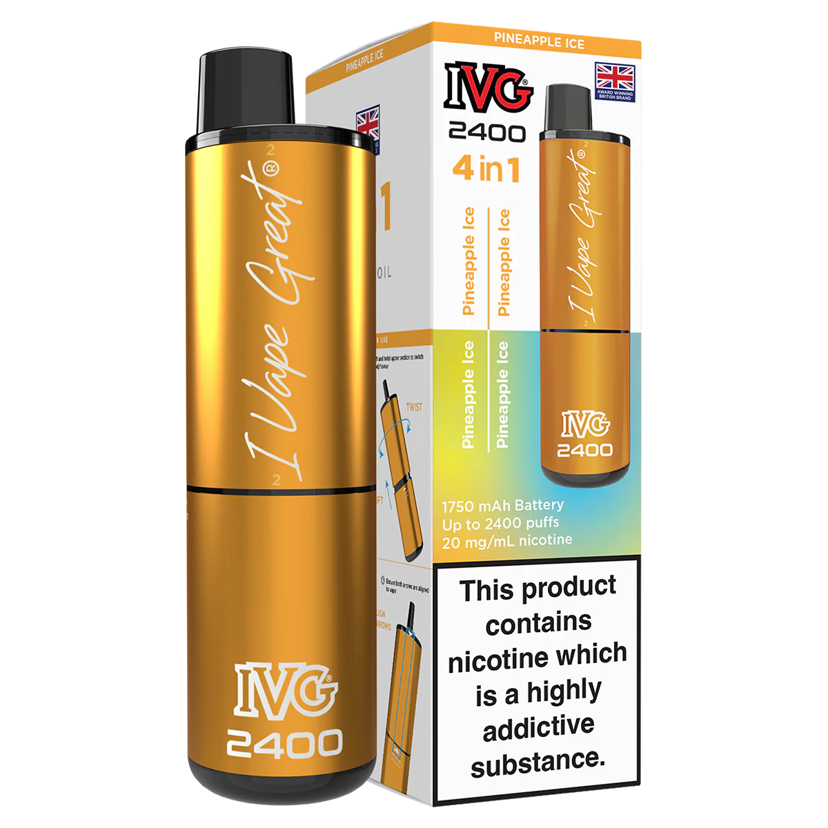 IVG 2400 Rechargeable Vape Kit