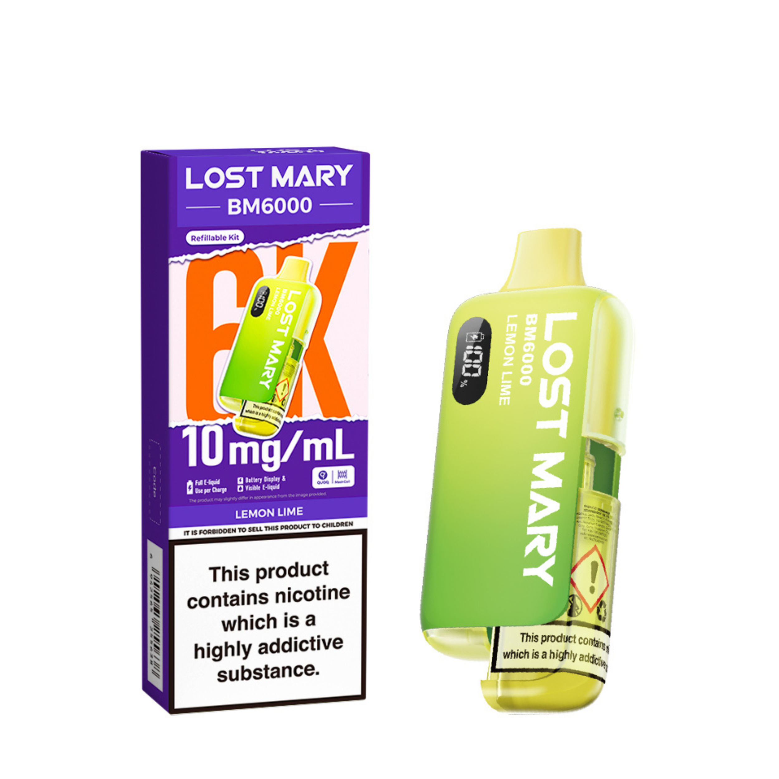 Lost Mary BM6000 Refillable Pod Kit 10mg