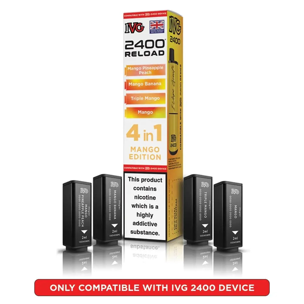 IVG 2400 Reload 4 in 1 Prefilled Pods