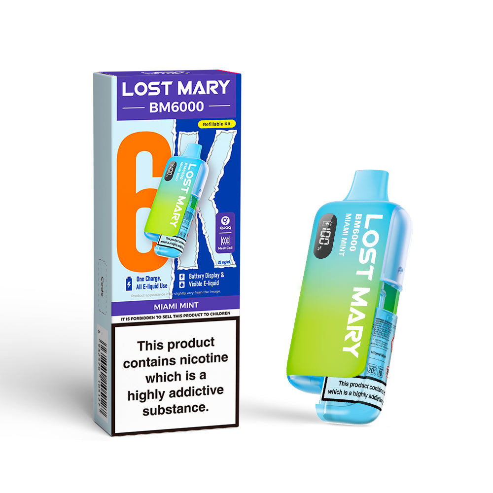 Lost Mary BM6000 Refillable Pod Kit (New)