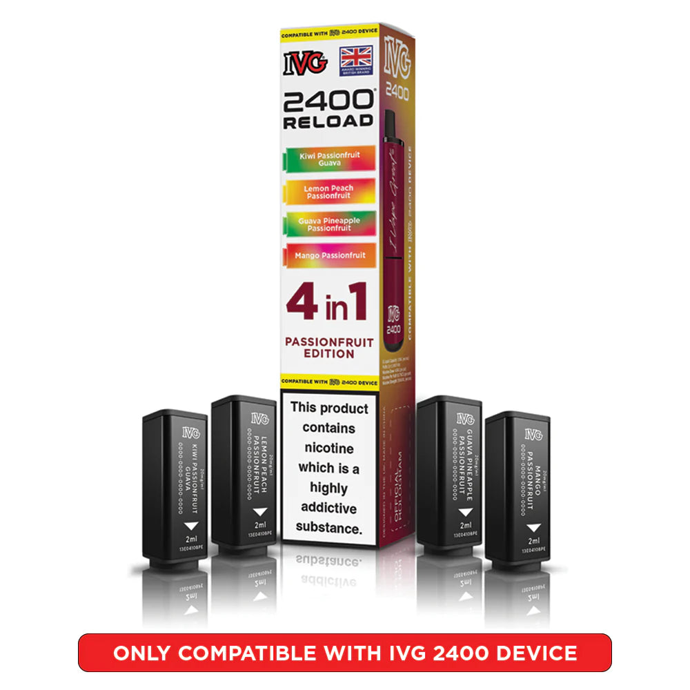 IVG 2400 Reload 4 in 1 Prefilled Pods