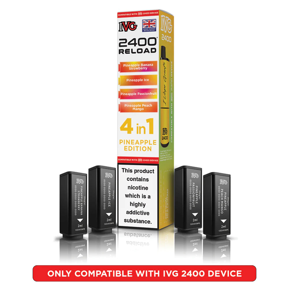 IVG 2400 Reload 4 in 1 Prefilled Pods