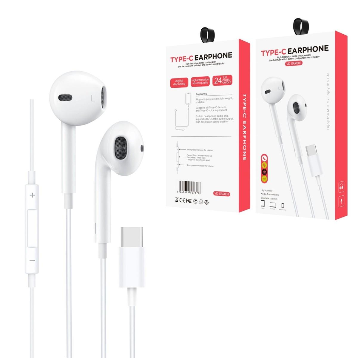 Ven-Dens Earphone Type C 120CM