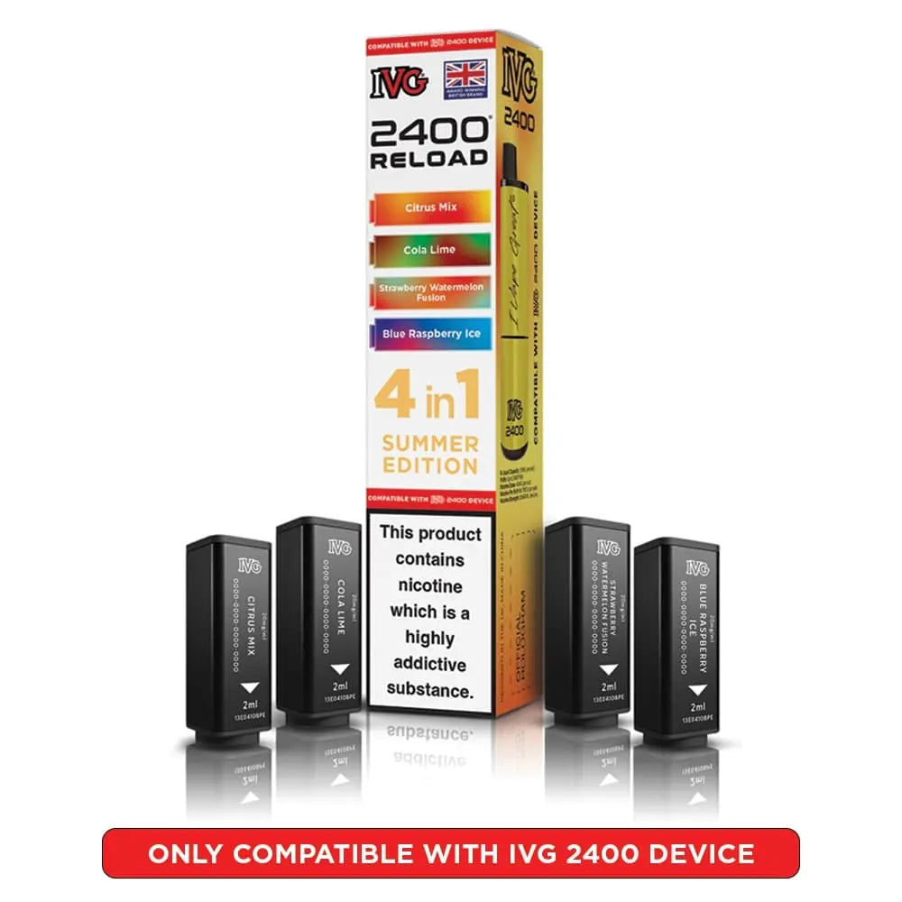 IVG 2400 Reload 4 in 1 Prefilled Pods