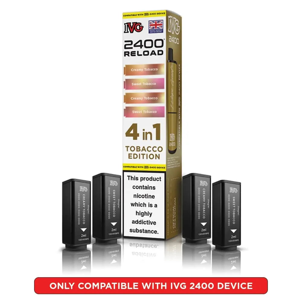IVG 2400 Reload 4 in 1 Prefilled Pods