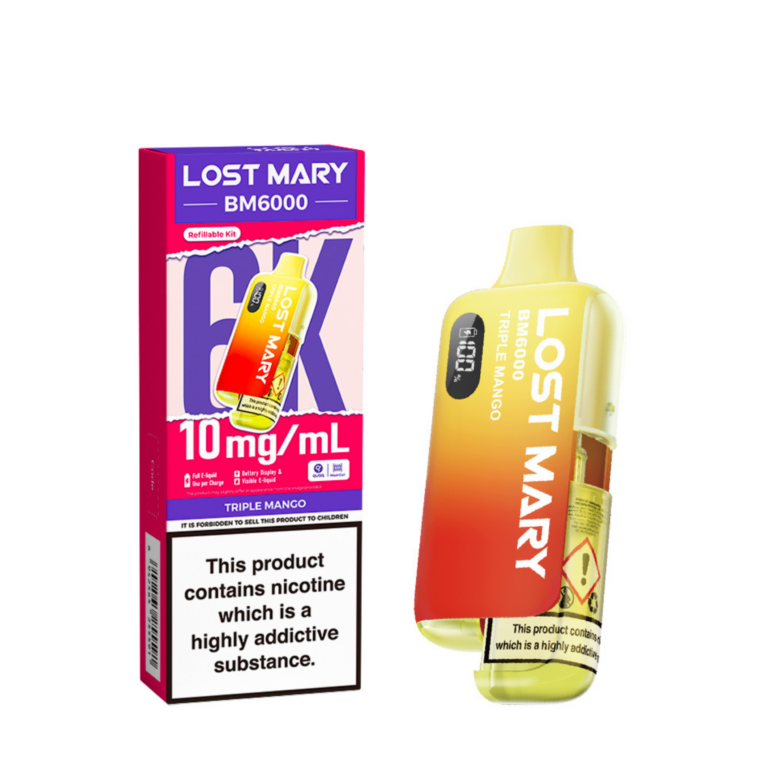 Lost Mary BM6000 Refillable Pod Kit 10mg
