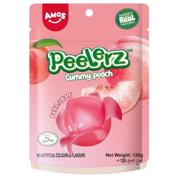 Amos Peelerz Gummy  (1 x 12 Packs) 120g