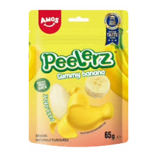 Amos Peelerz Gummy  (1 x 12 Packs) 65g