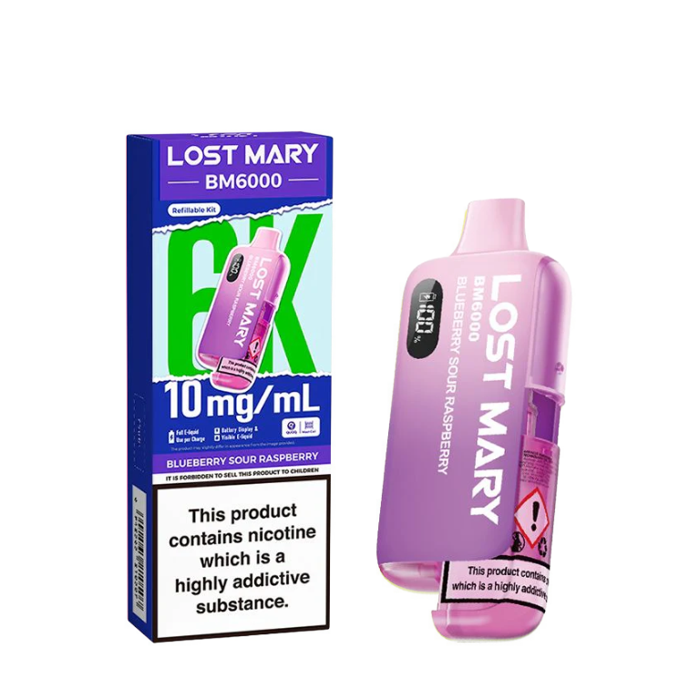 Lost Mary BM6000 Refillable Pod Kit 10mg