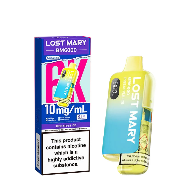 Lost Mary BM6000 Refillable Pod Kit 10mg