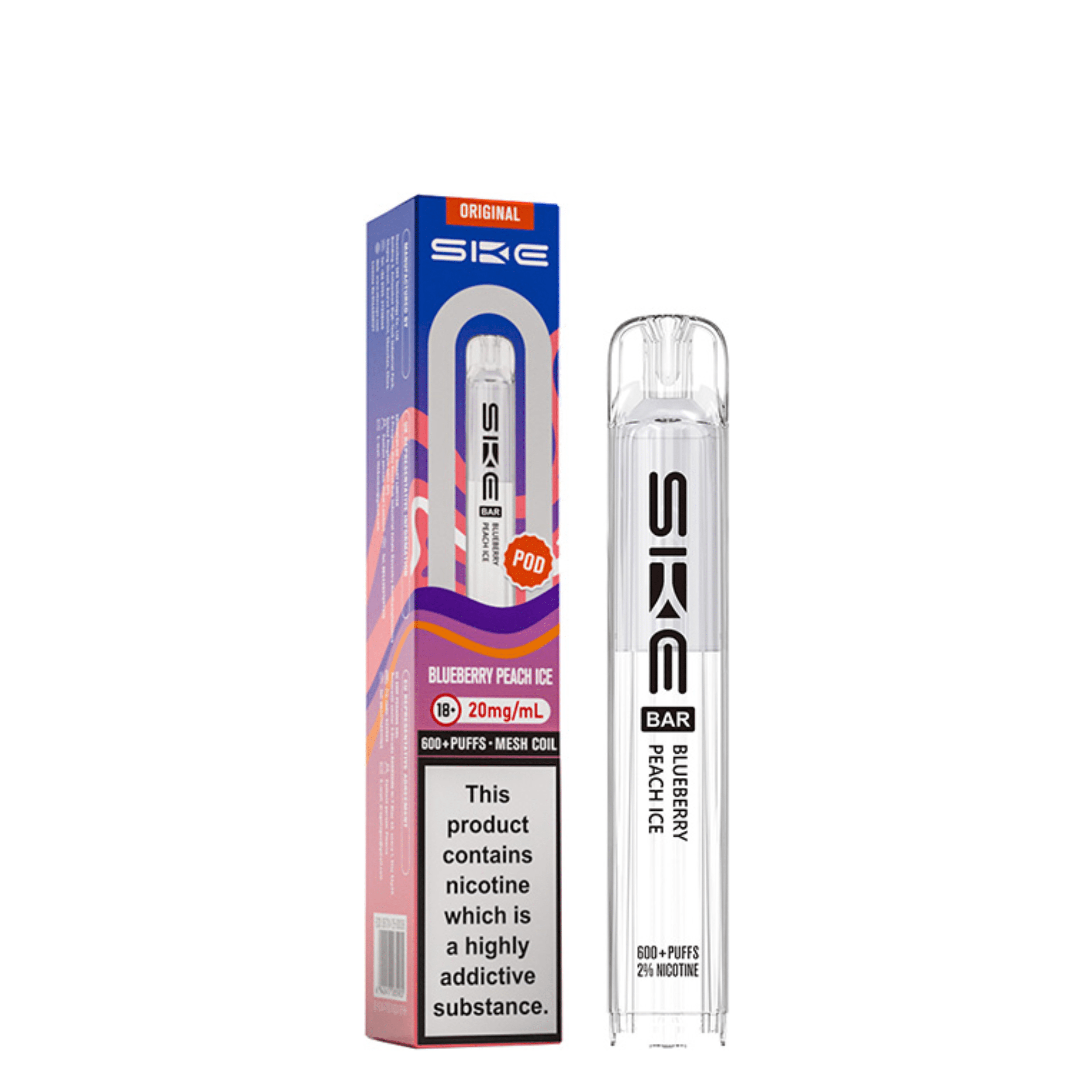 SKE BAR 600 Prefilled Pods