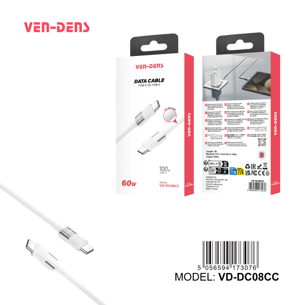 Ven-Dens Data Cable Type C to Type C
