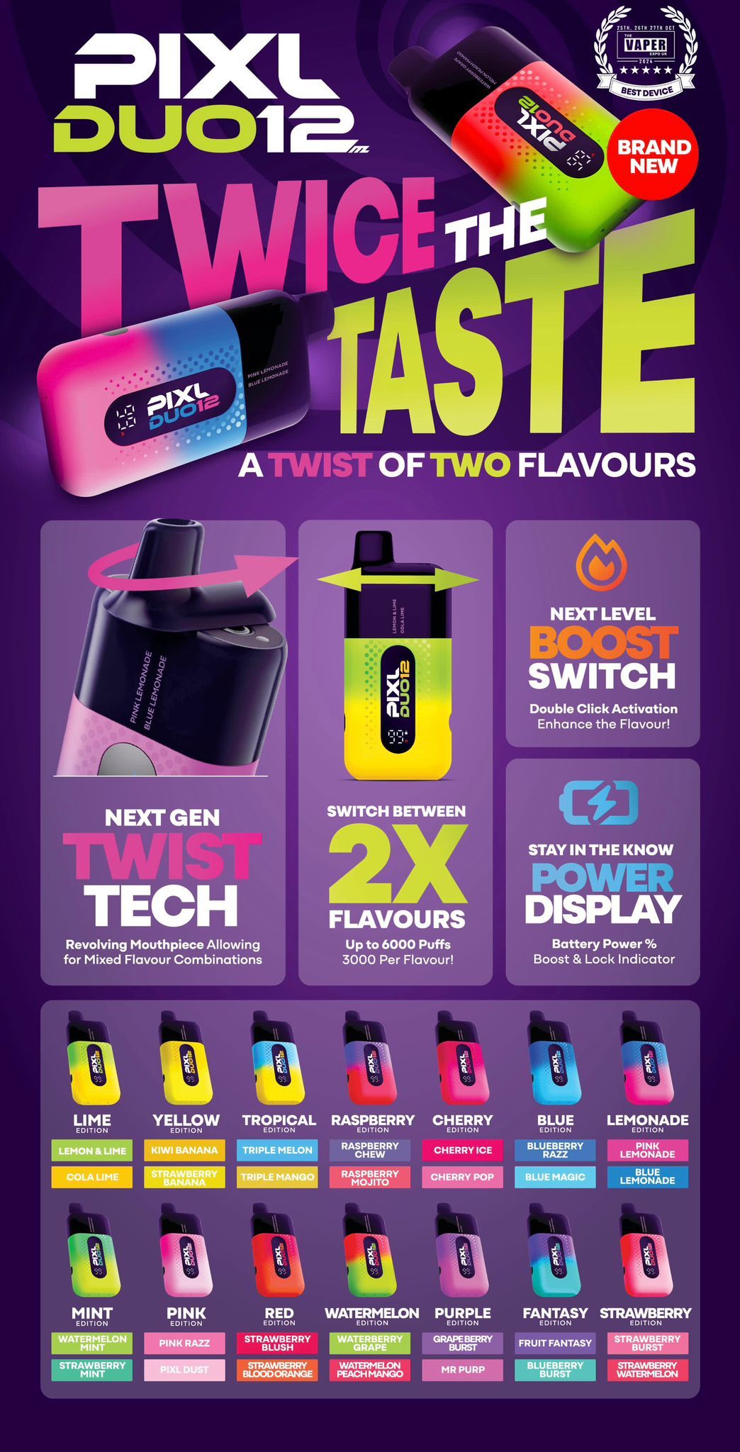 Pixl Duo 12 6k Vape Kit