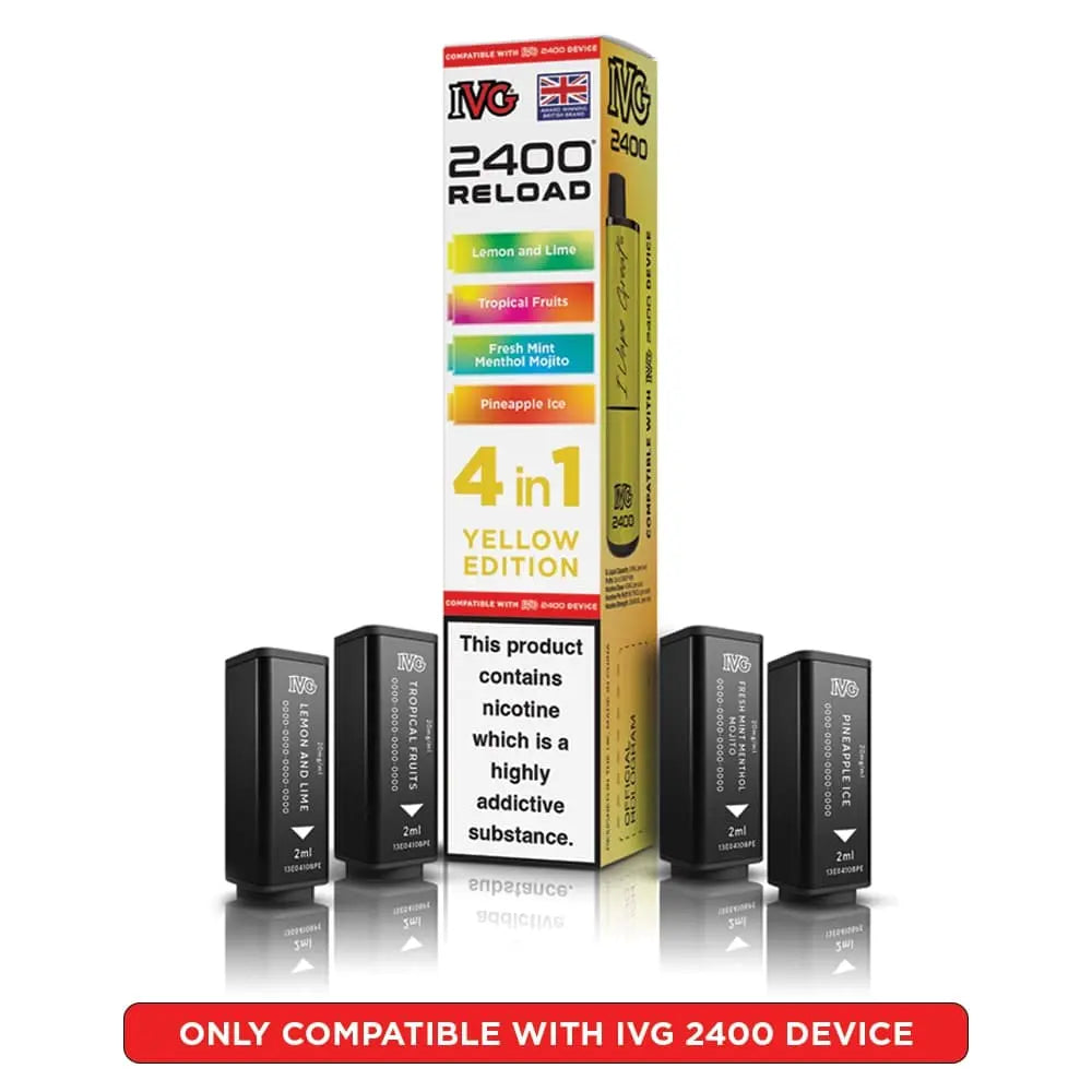 IVG 2400 Reload 4 in 1 Prefilled Pods