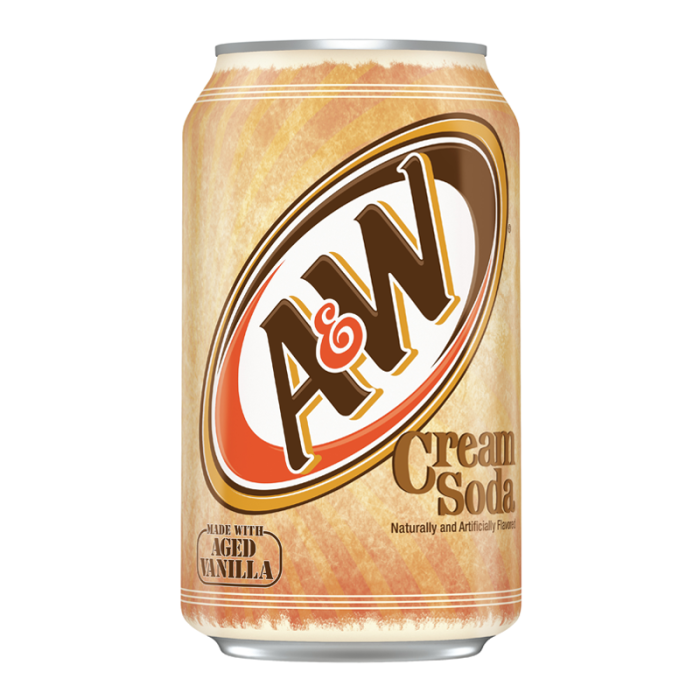 A & W Cream Soda Cans 355ml (12 Pcs)