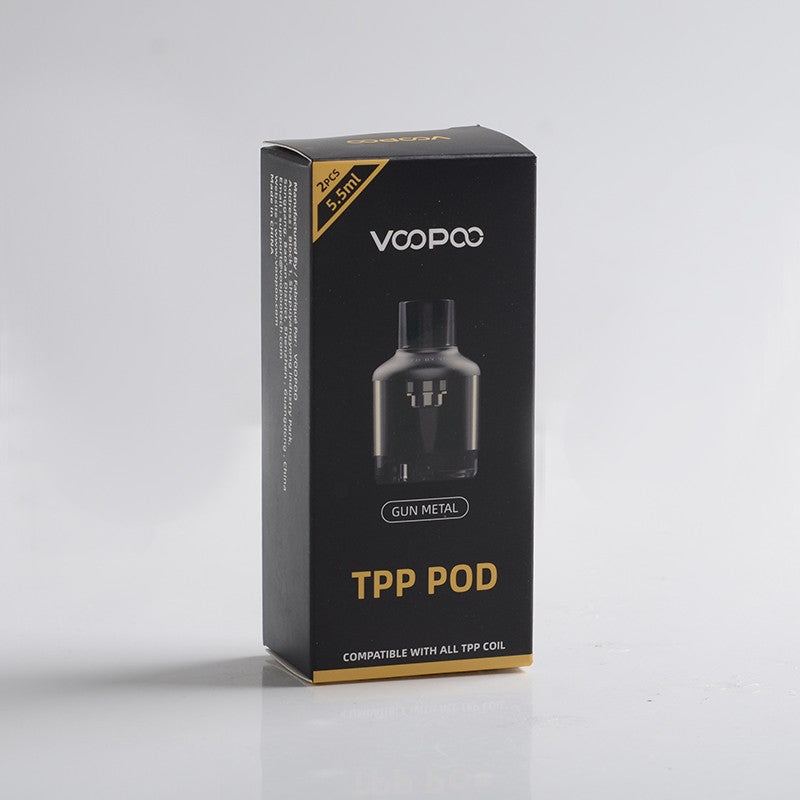 Voopoo TPP 5.5ml Replacement Pod - Gunmetal