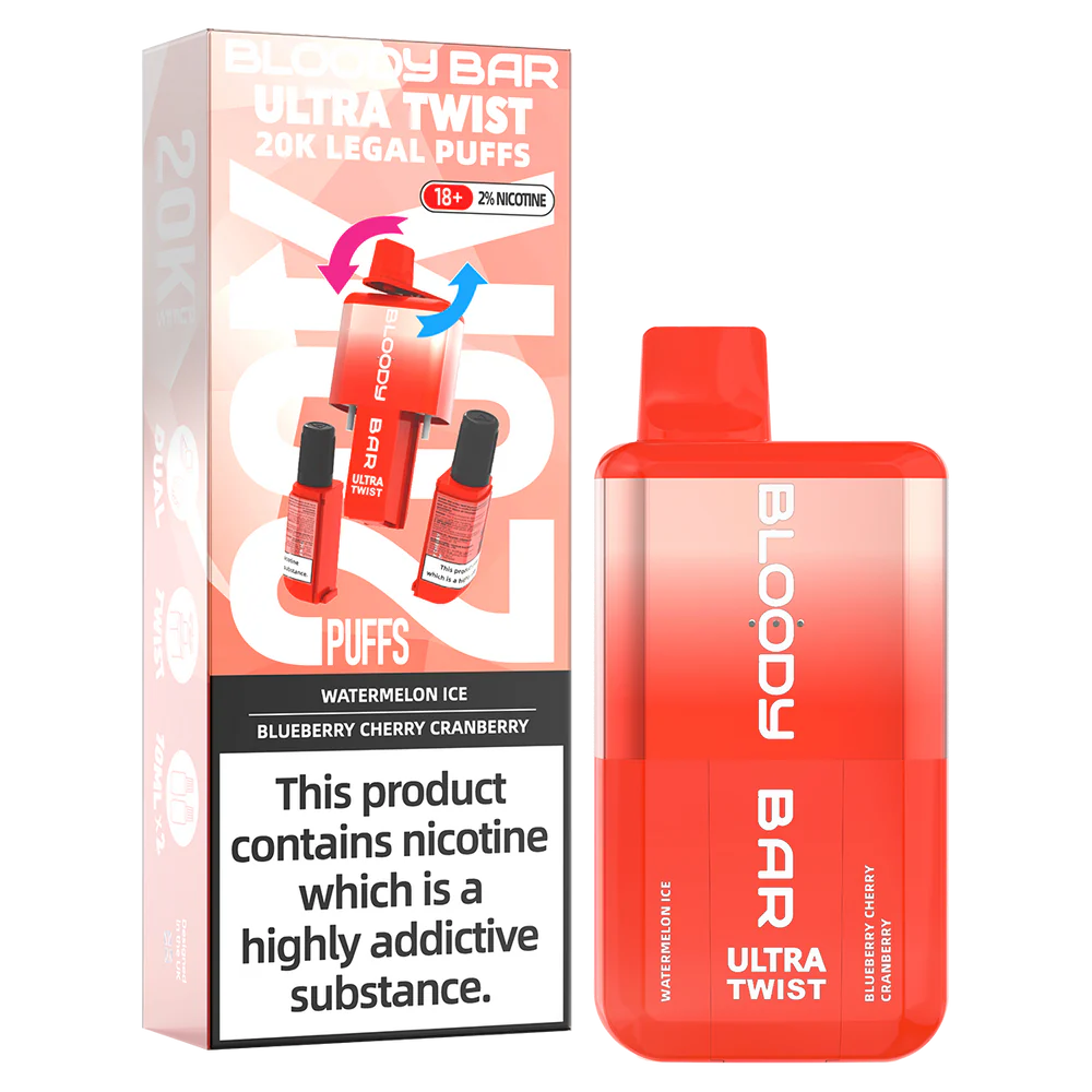 Bloody Bar Ultra Twist 20K Disposable Vape