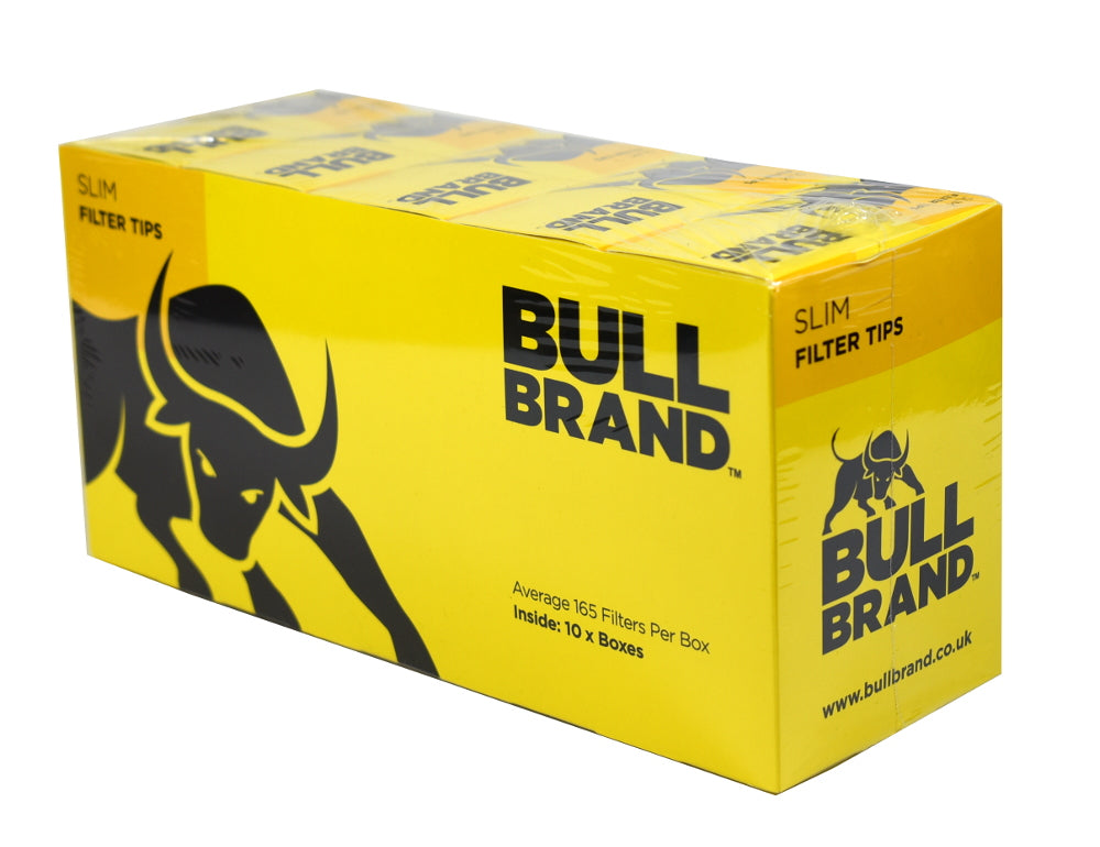 Bull Brand Slim Filter Tips (Box of 10)