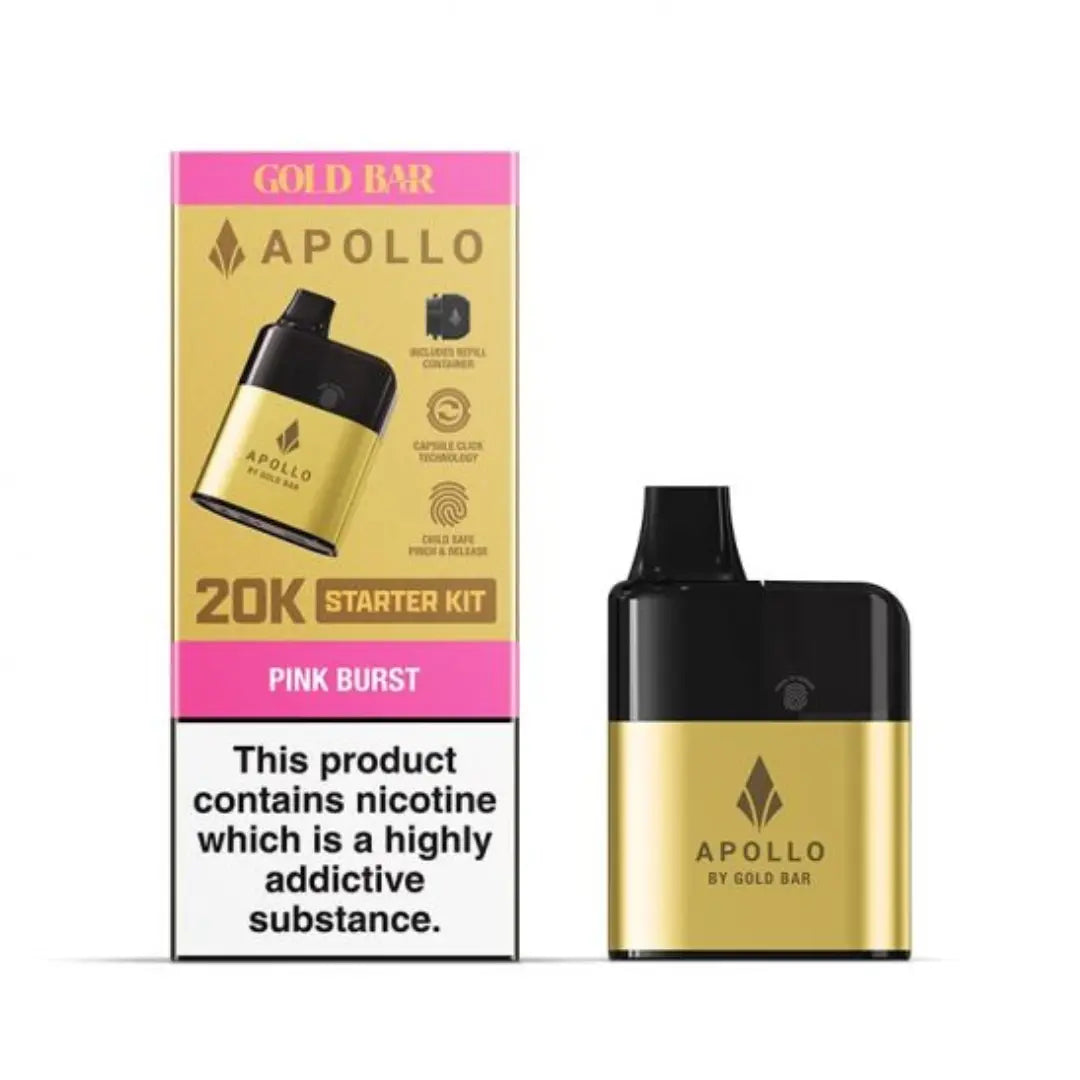 Gold Bar Apollo 20K AIO Disposable Vape
