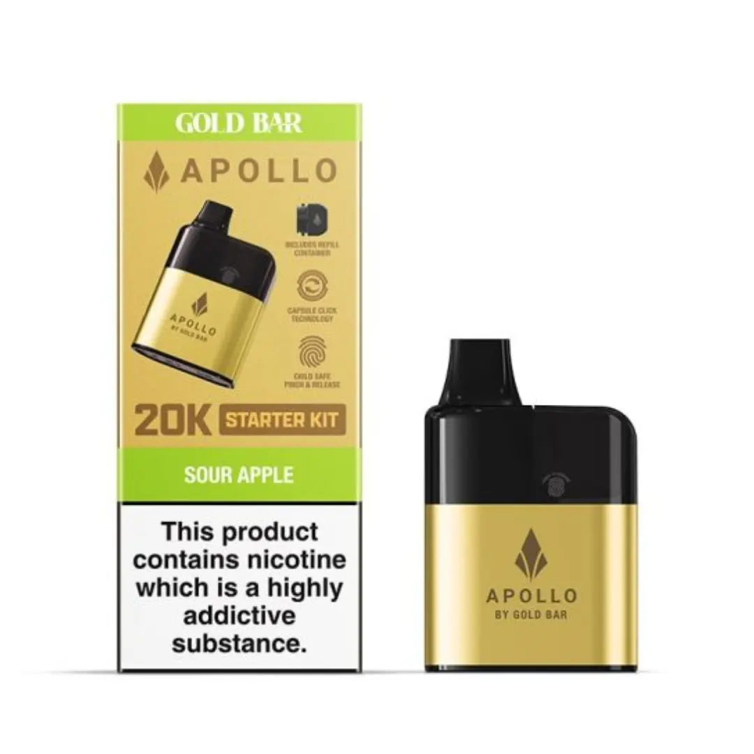 Gold Bar Apollo 20K AIO Disposable Vape