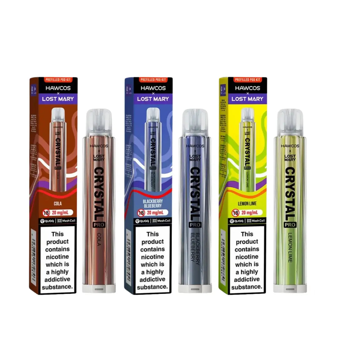 Hawcos x Lost Mary Crystal Pro Prefilled Pod Kit